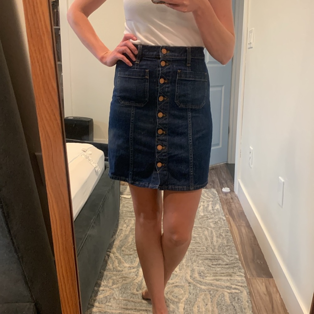 Madewell denim mini size 26